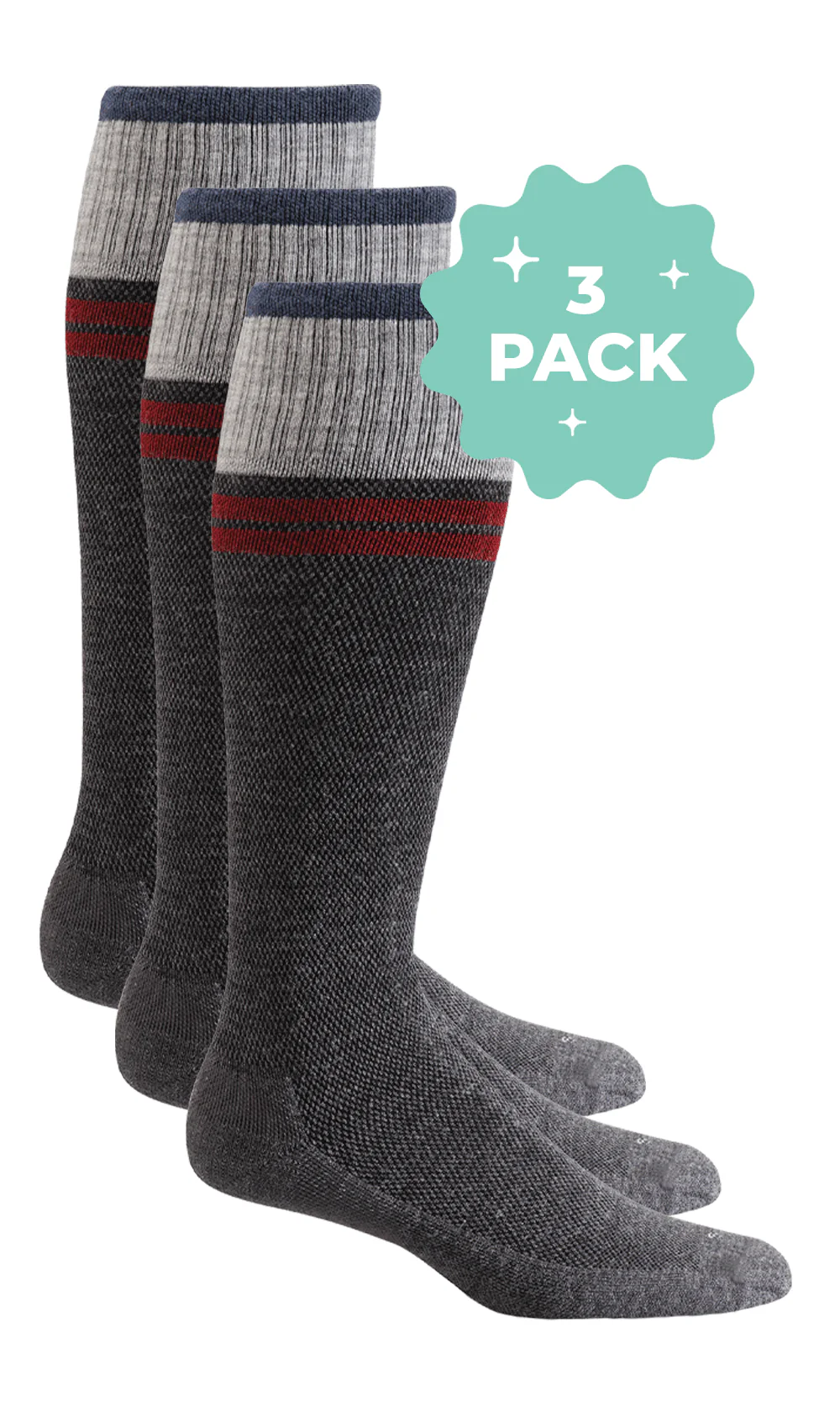 Men's Sportster 3-Pack | Moderate Graduated Compression - Image 2