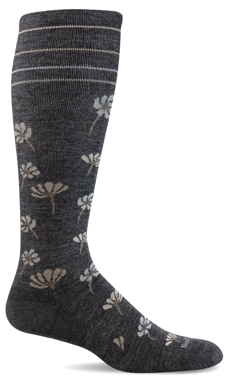 Women's Field Flower | Moderate Graduated Compression Socks - Image 5