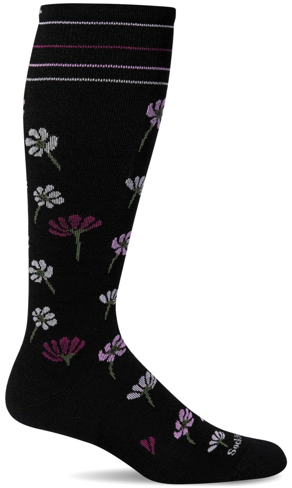 Women's Field Flower | Moderate Graduated Compression Socks - Image 6